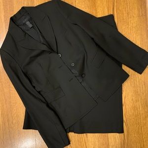Women’s Size 8 Black Suit Jacket and Skirt
